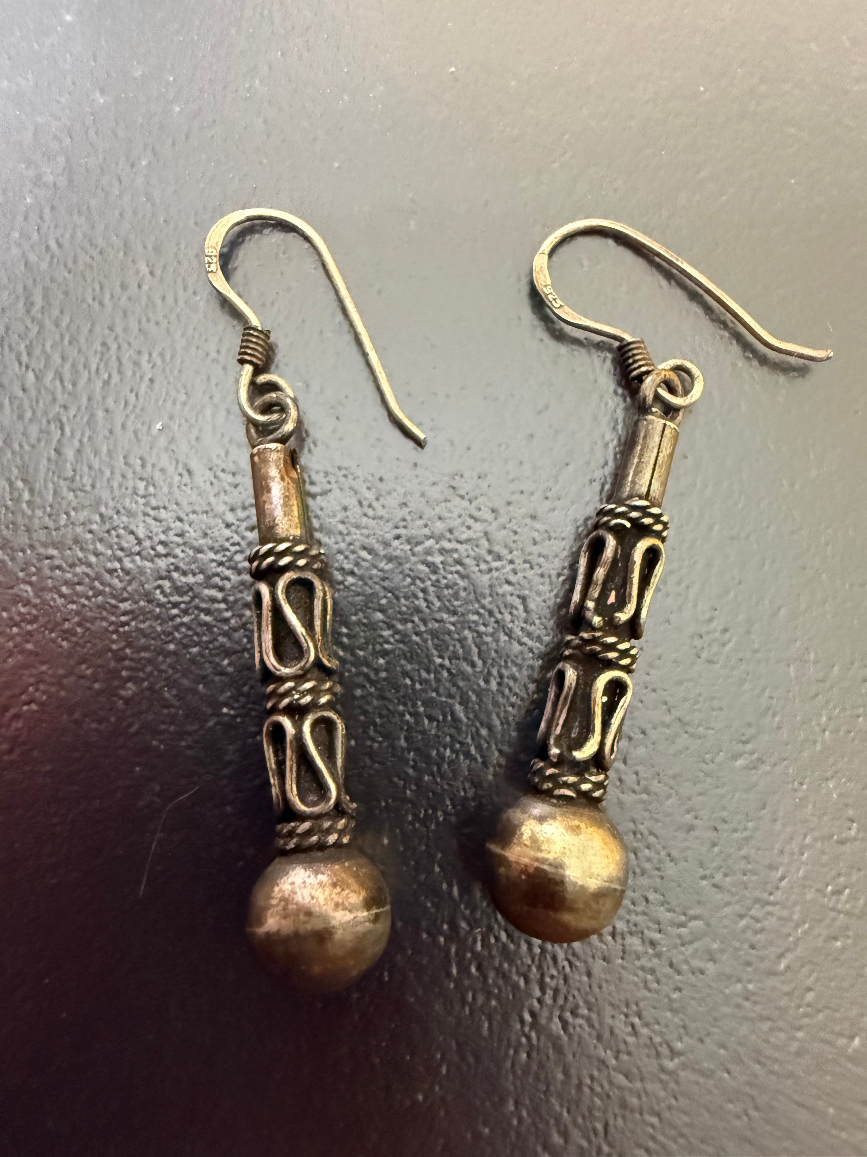 Belles boucles d oreilles en argent 925