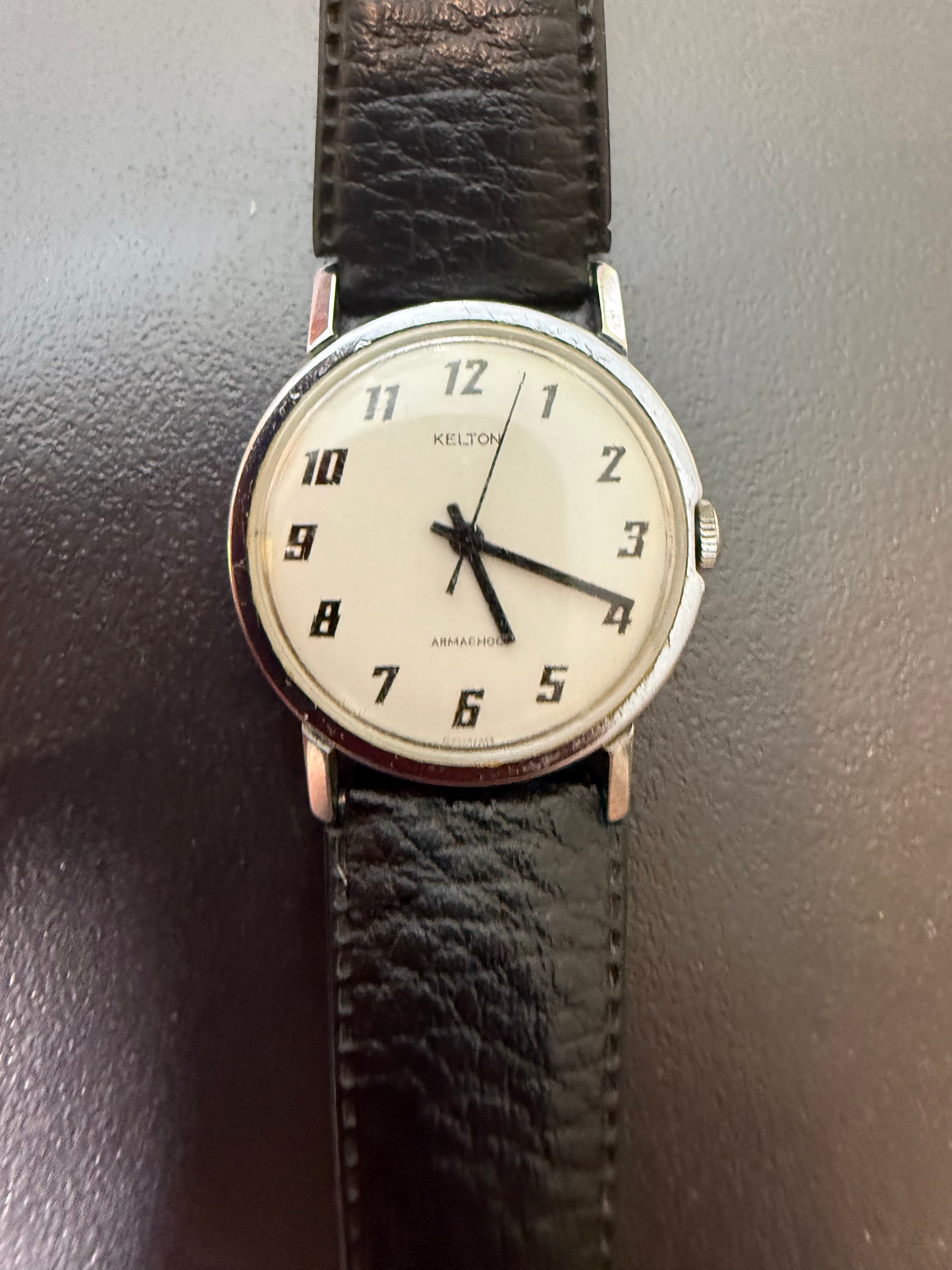 Montre kelton mécanique homme vintage