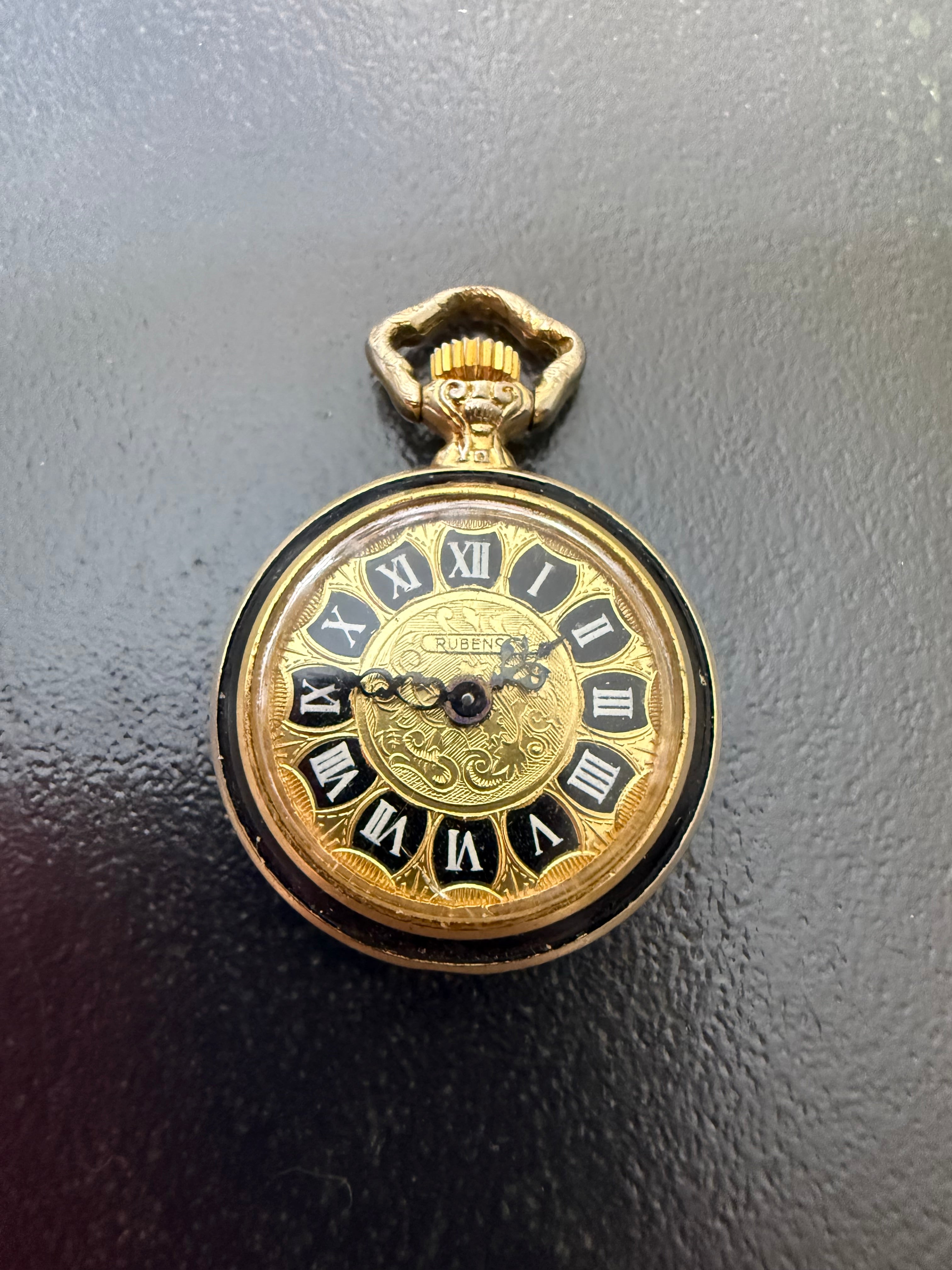 Montre pendentif Rubens mécanique dame